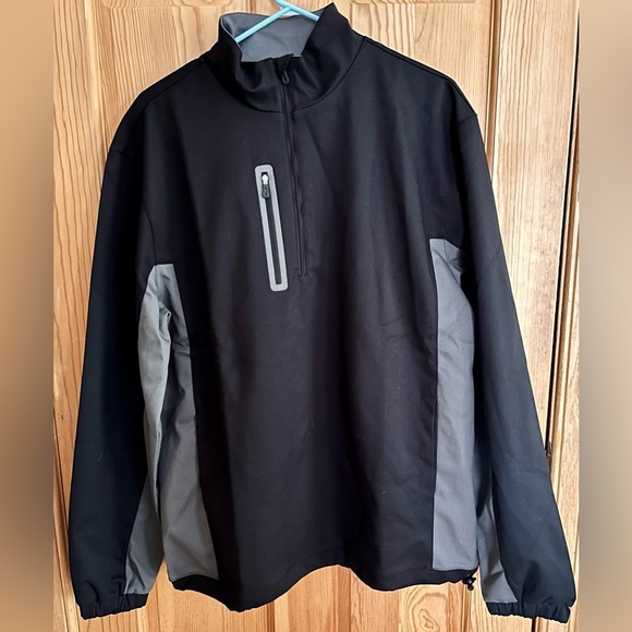 Straight Down New 1/4 Zip Pullover Jacket Men’s Size M Streetwear Pockets Gift - Picture 3 of 16